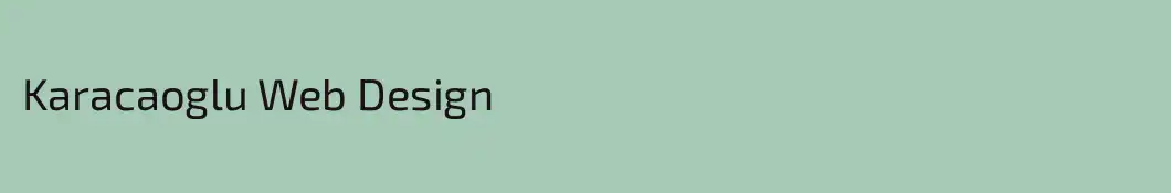 Karacaoglu Web Design